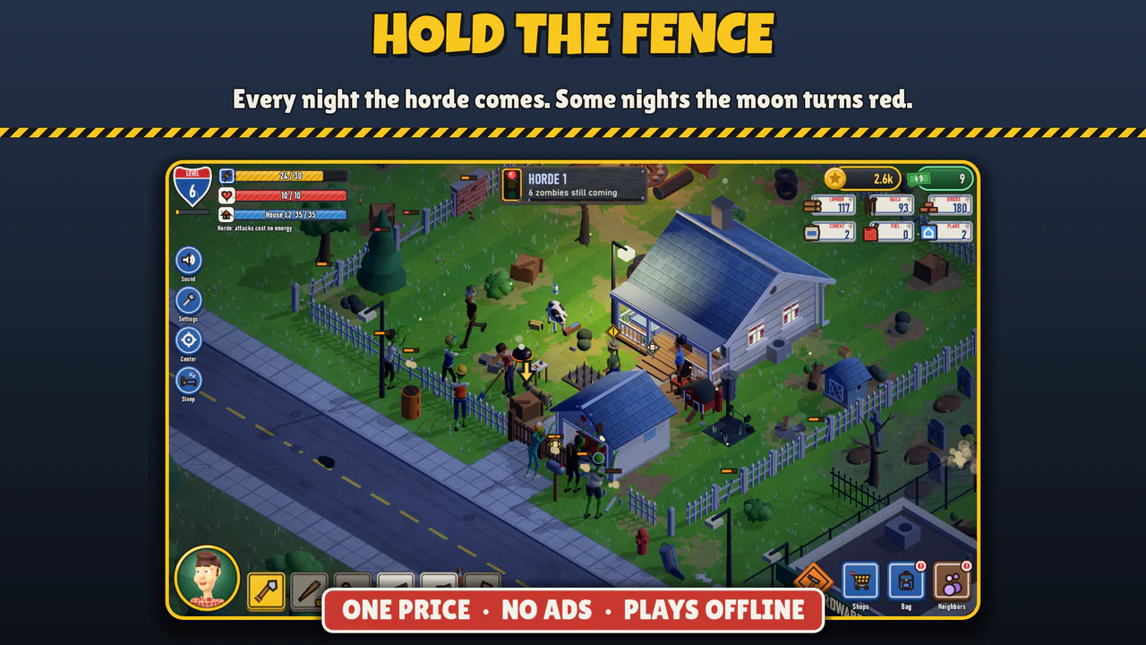 Holding the fence against the night horde